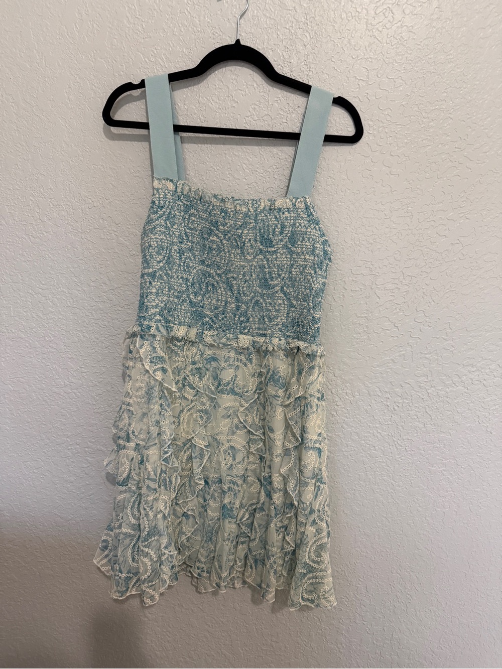 Light Blue ruffle dress